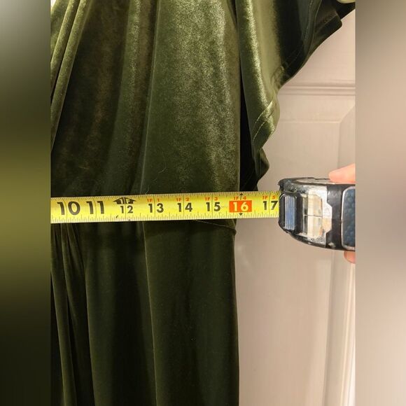 Revelry “Olive - 612” Velvet Bridesmaid Dress - Picture 6 of 8